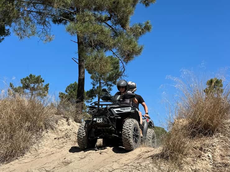 Atlantic Cliffs Quad Tour in the pine forest